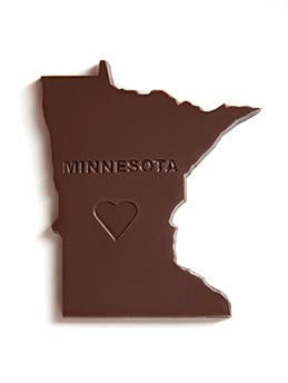 Dark  chocolate Minnesota bar 