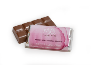 almond milk chocolate bar - Mr. B's Chocolates